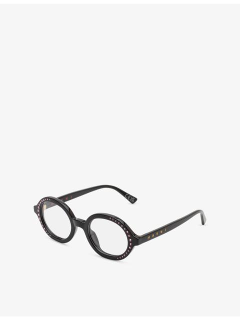 RETROSUPERFUTURE RETROSUPERFUTURE x Marni Nakagin Tower Oval-Frame Optical Glasses