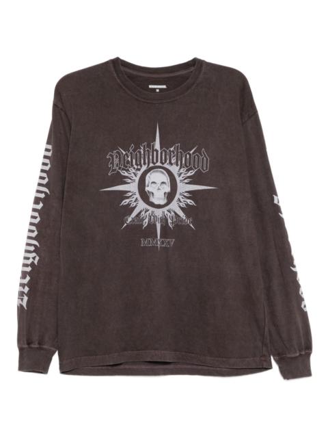 NEIGHBORHOOD skull graphic T-shirt