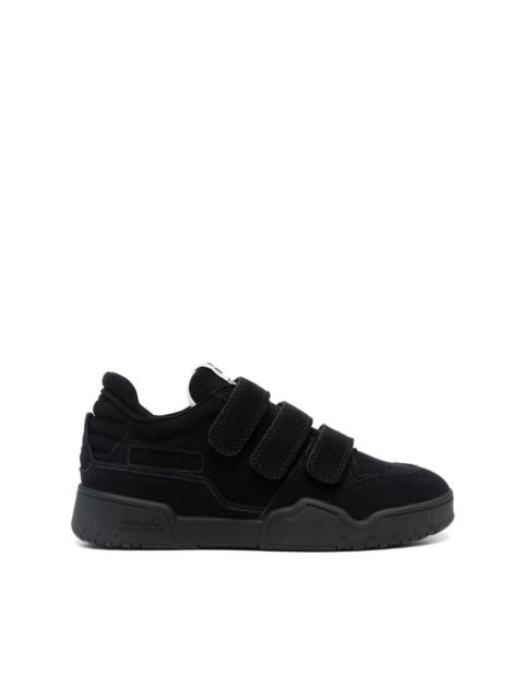 Isabel Marant logo-patch leather sneakers