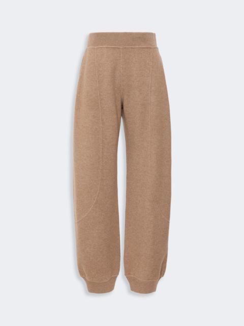 Max Mara CESTO Wool and cashmere jogging trousers - BEIGE