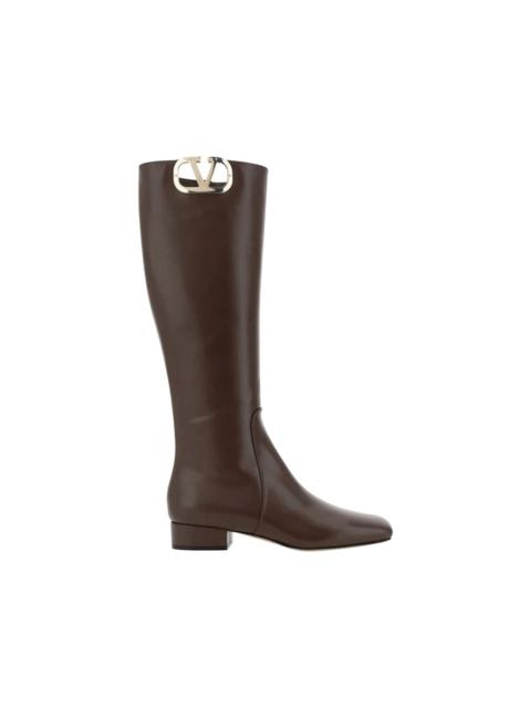 Valentino VLogo Type leather boots