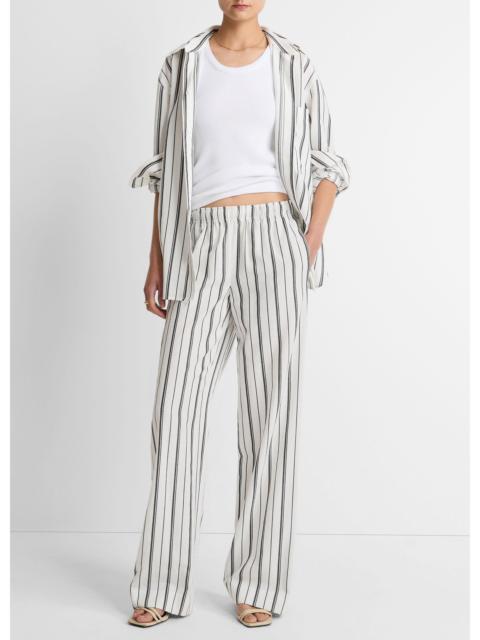Vince Resort Stripe Pull-On Pant
