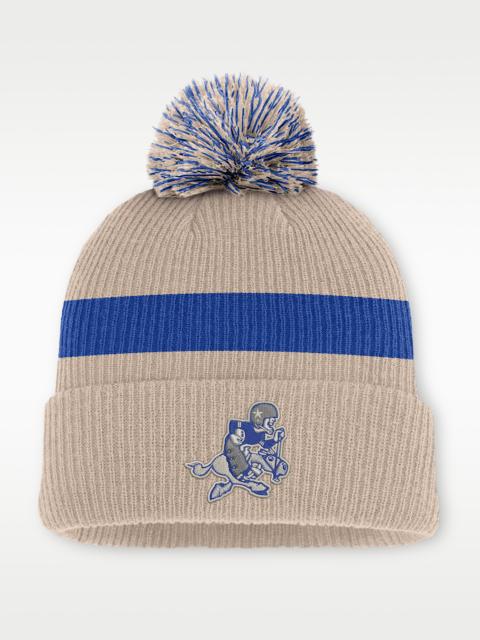 Nike Dallas Cowboys Rewind Peak Men's Nike NFL Cuffed Pom Beanie