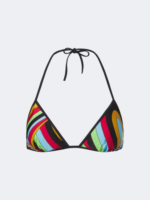 PUCCI Iride triangle bikini top