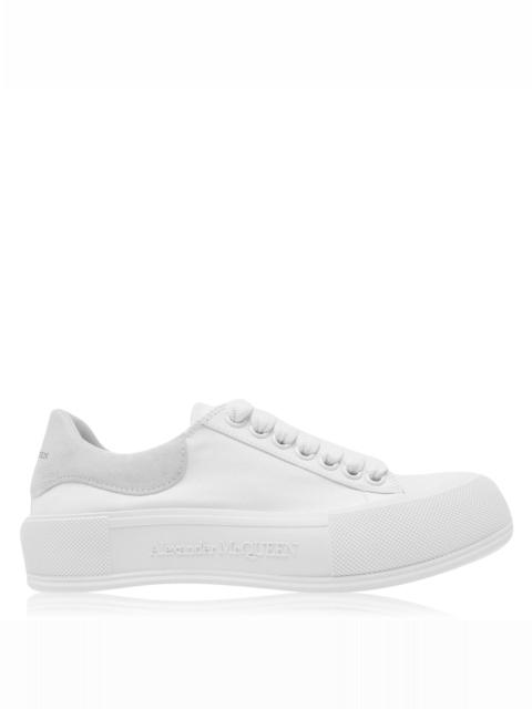 DECK LACE UP PLIMSOLL TRAINERS