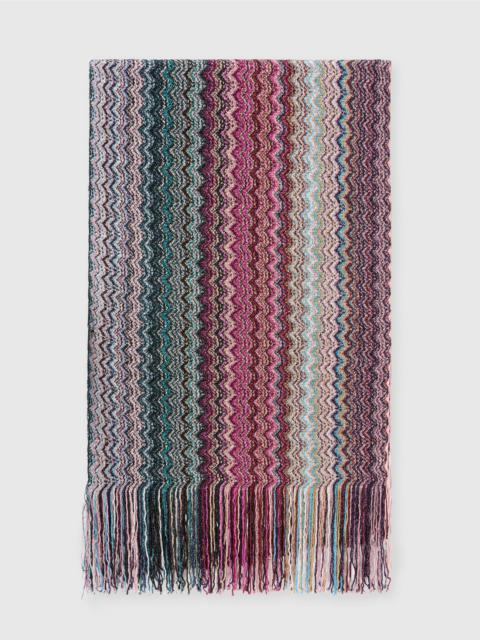 Missoni Viscose-blend scarf with fringes