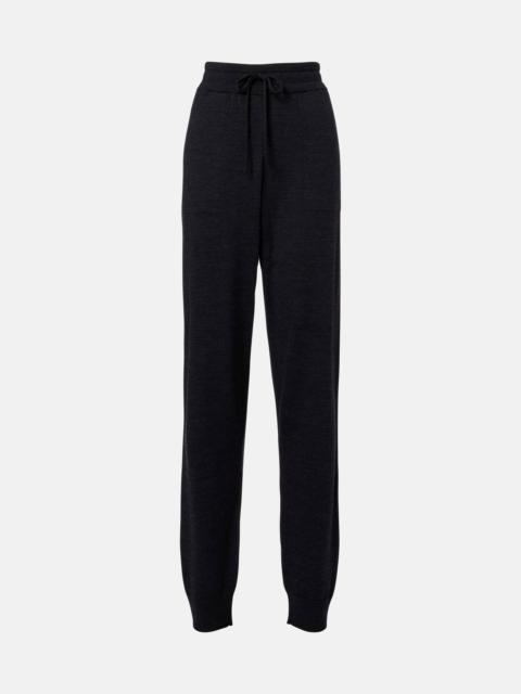 Tod's Knitted virgin wool straight-leg pants