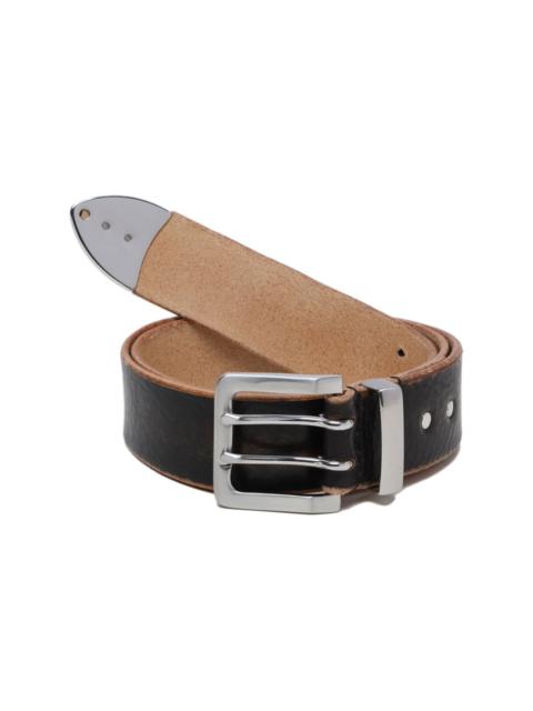 Our Legacy Double Tongue leather belt