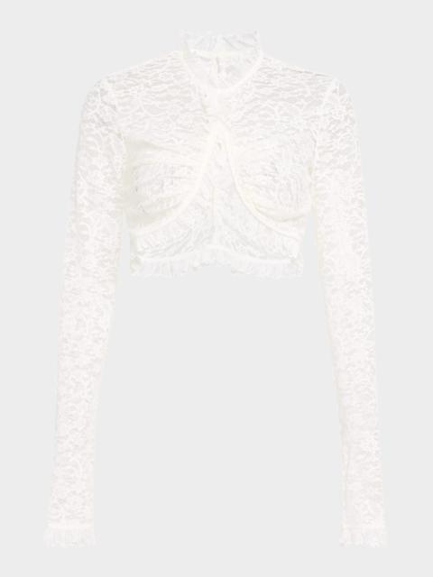 AKNVAS Dylan Long-Sleeve Lace Top