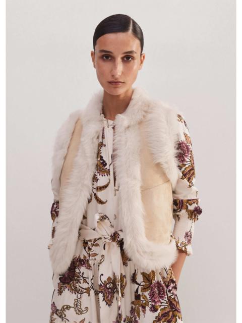 ME+EM Reversible Cropped Gilet