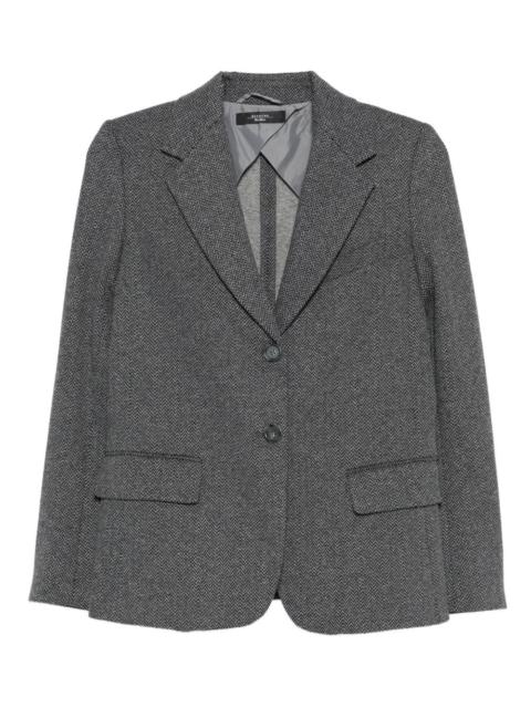 WEEKEND Max Mara notched button-fastening jacket