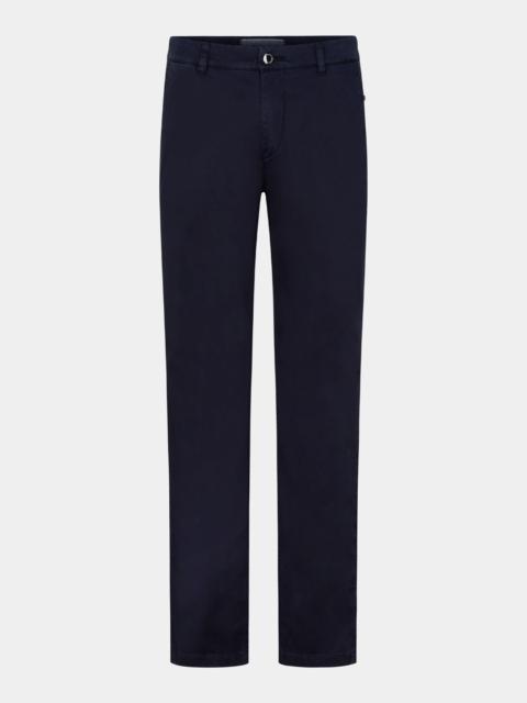 BOGNER Niko Prime fit chinos in Navy blue