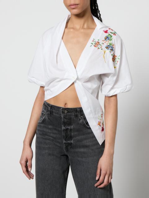 Vivienne Westwood Vivienne Westwood Worth More Floral-Embroidered Denim Jacket