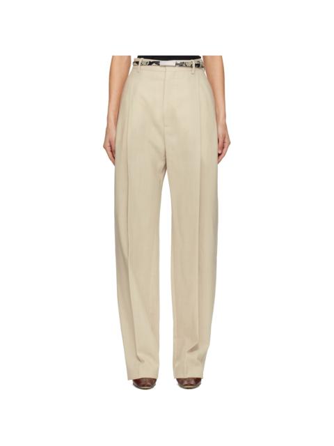 WARDROBE.NYC Black Light Mid Rise Trousers