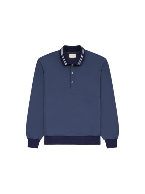 AIMÉ LEON DORE Aime Leon Dore Jacquard Collar Snap Pullover Navy