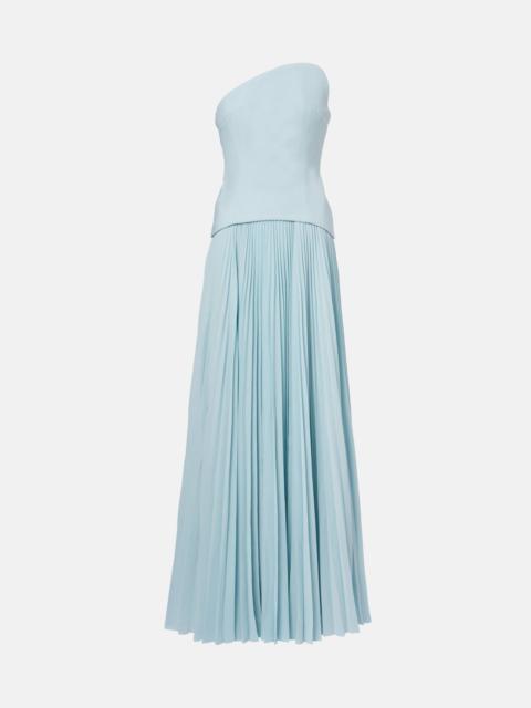 SOLACE LONDON Britt pleated gown