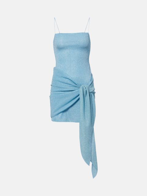 Oséree Lumière gathered minidress