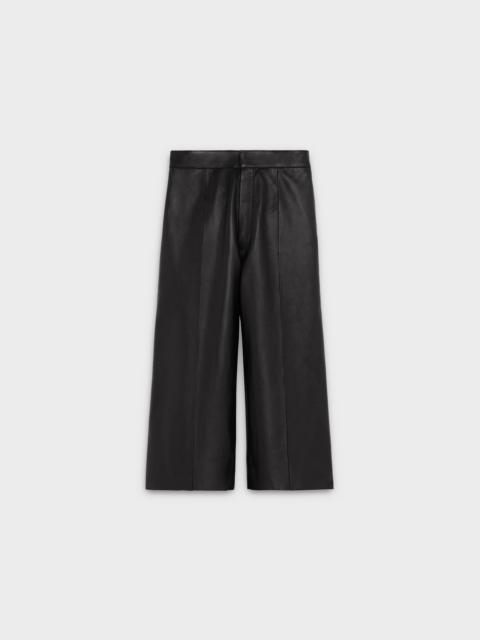 CELINE CULOTTES IN FINE-GRAIN LAMBSKIN