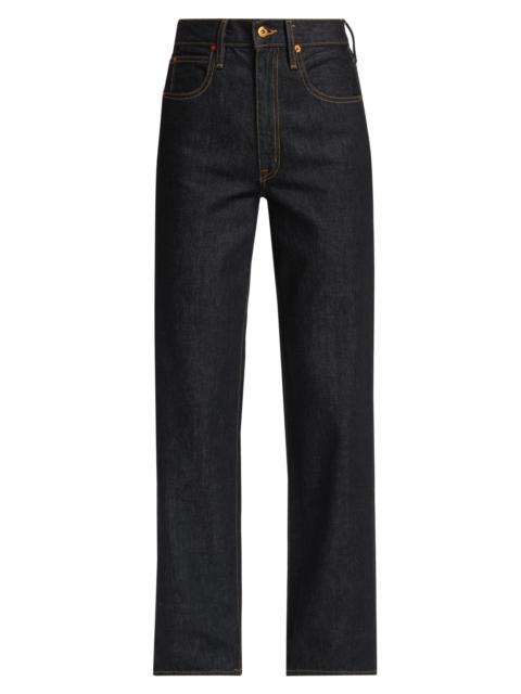 SLVRLAKE Women's Grace Wide-Leg Jeans - Empty Sky