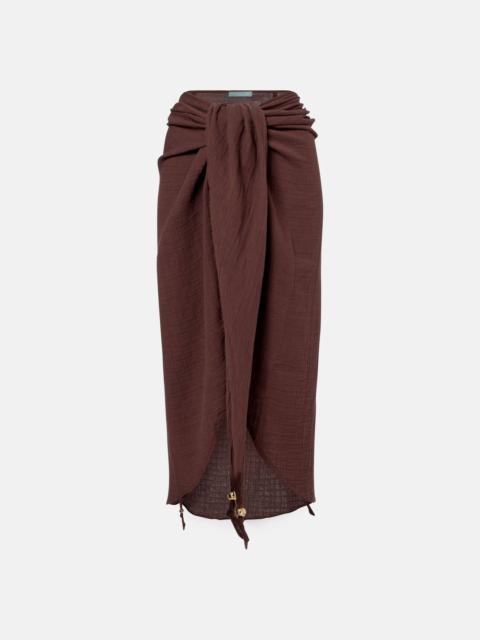 MELISSA ODABASH Winnie cotton beach cover-up