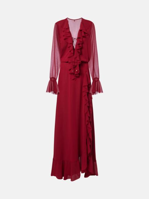 BANANHOT Bellen ruffled maxi dress