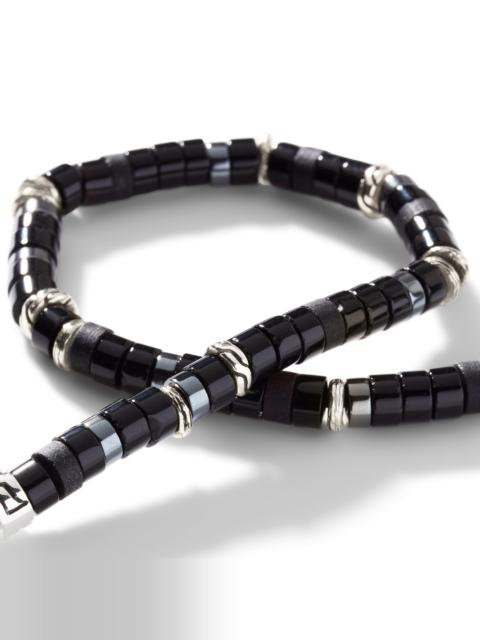 JOHN HARDY Heishi Bracelet, Sterling Silver, Hardstones