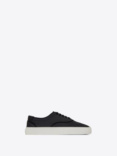 SAINT LAURENT venice sneakers in grained leather