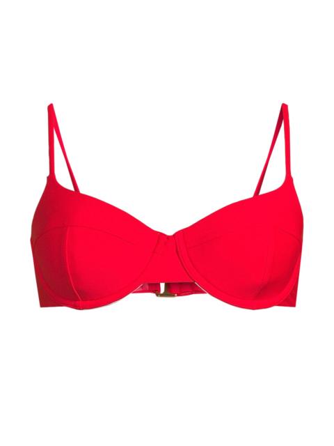 RAMY BROOK Women's Mona Underwire Bikini Top - Flame