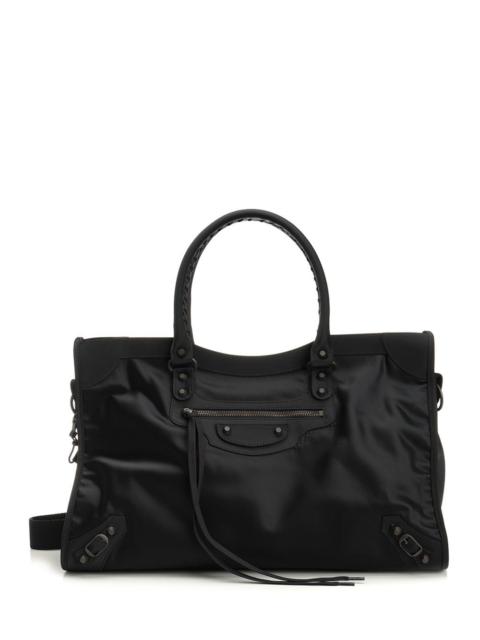 BALENCIAGA Balenciaga Women "Le City" Large Nylon Bag