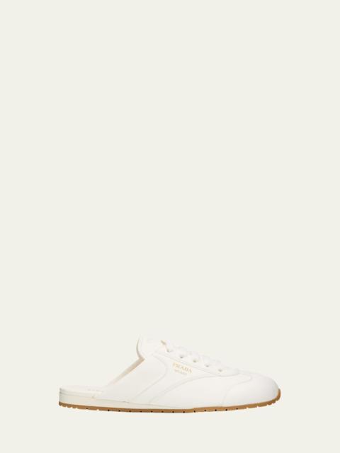 Prada Spark Leather Sneaker Mules
