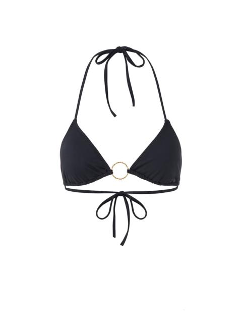 MELISSA ODABASH MIAMI BLACK BIKINI TOP