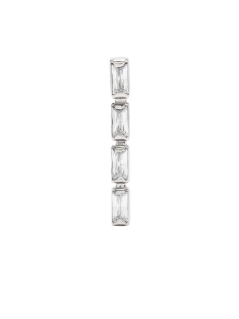 Jil Sander crystal-embellished single earring