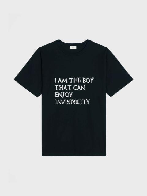 CELINE I am the boy loose t-shirt in cotton jersey