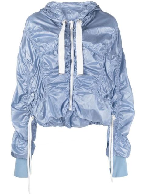 Cloud ruched windbreaker jacket