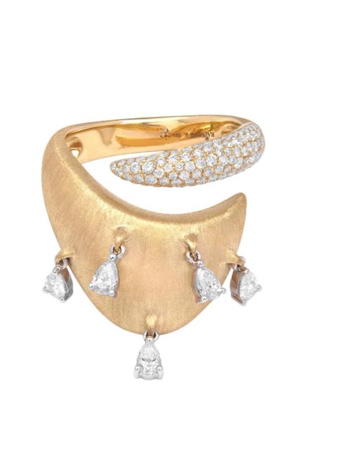 RAINBOW K Diamond Dune Pampille Ring
