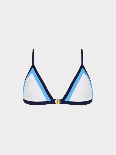 MILLY Positano Colorblock Bikini Top