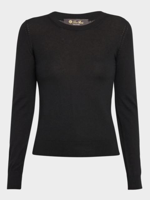Loro Piana Long-Sleeve Cashmere Sweater