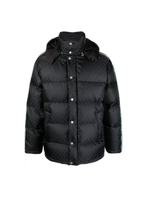 GUCCI Gucci GG Nylon Jacquard Jacket With Web 'Black' 715519-Z8A50-1043