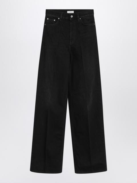 TOTEME Black trousers in organic cotton
