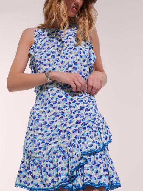 Mini Skirt Mabelle - White Blue Alamy