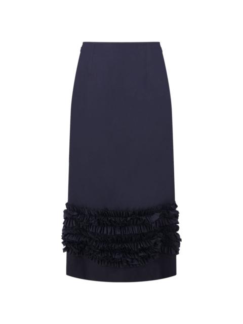 Molly Goddard Delia cotton midi skirt