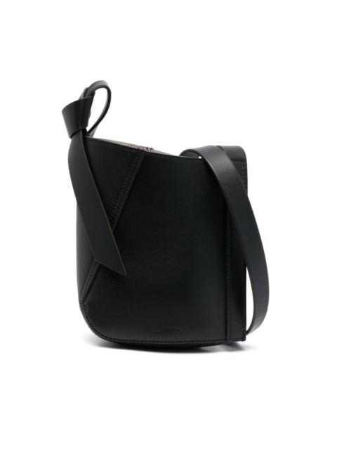 Lanvin Hobo Tie leather shoulder bag