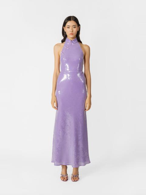 SAU LEE OPHELIA SEQUINED DRESS