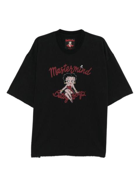 MASTERMIND WORLD x Betty Boop logo-print T-shirt