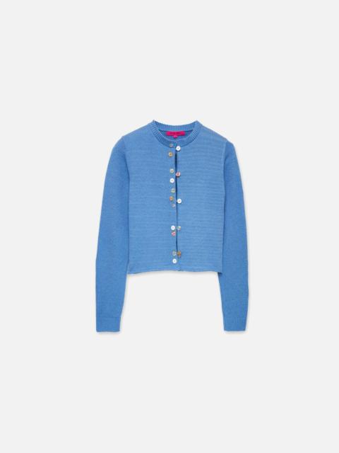 The Elder Statesman NORA LITE CREW CARDIGAN