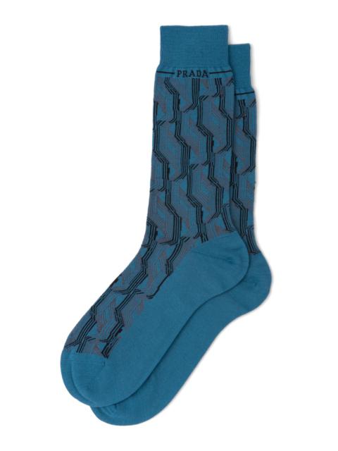 Prada Superfine wool ankle socks