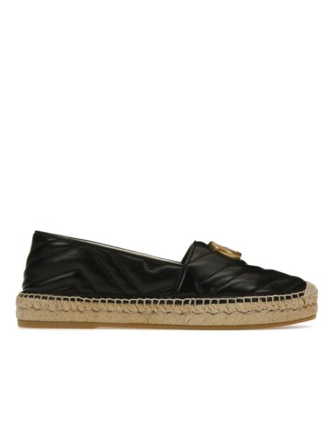 GUCCI Gucci Double G Espadrille Black Leather