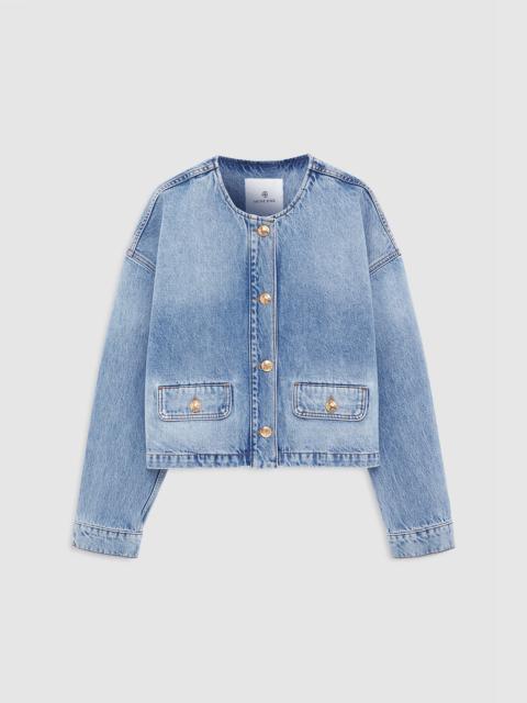 ANINE BING Blanche Jacket - Caspian Blue