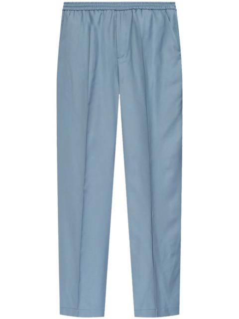 VERSACE elasticated-waistband trousers