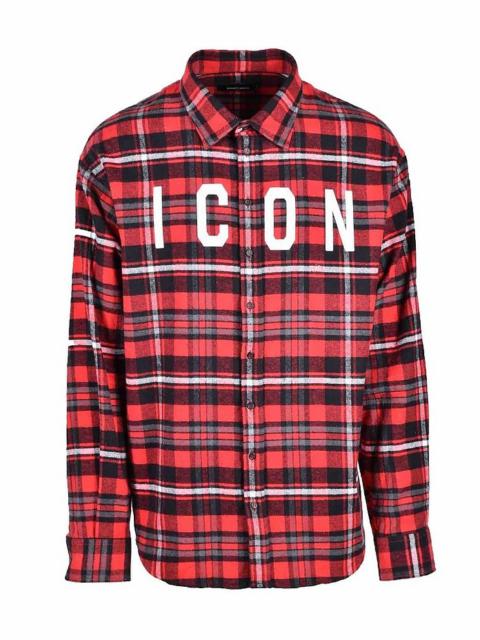 DSQUARED2 Men's Black Red Shirt